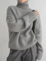 Lovito | Women’s Luxury Cashmere Turtleneck Sweater