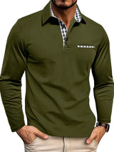 Lucanio | Men’s Long-Sleeve Summer Polo Shirt
