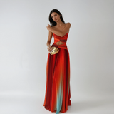 Lumiera | Women’s Strapless Knot Maxi Dress