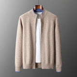 Orvio | Men’s Cashmere Zip-Up Vest