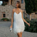 Matilda | Women’s Feather Mini Dress