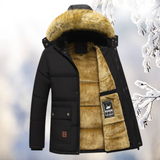Men's Insulated Parka Jacket with Adjustable Fur Hood | Best Winter Jacket for Men