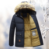 Men's Insulated Parka Jacket with Adjustable Fur Hood | Best Winter Jacket for Men