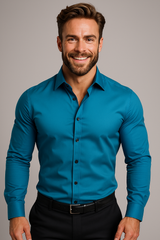 Nevan | Men’s Long-Sleeved Structured Shirt