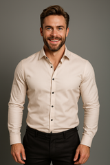 Nevan | Men’s Long-Sleeved Structured Shirt