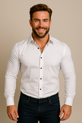 Nevan | Men’s Long-Sleeved Structured Shirt