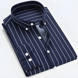Torvani | Men’s Striped Long Sleeve Shirt