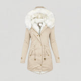 Mhean | Women’s Faux Fur Hooded Winter Parka