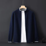 Orvio | Men’s Cashmere Zip-Up Vest