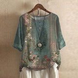 Noemi | Women’s Vintage Floral Blouse