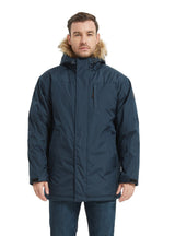 North Woods Heavyweight Snorkel Parka Jacket for Men and Women - Wind and Water Resistant with Faux Fur Trim