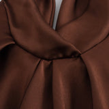 Mocha | Robe midi à dos nu pour femmes