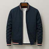 Oriones | Men’s Ribbed-Trim Bomber Jacket