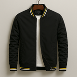 Oriones | Men’s Ribbed-Trim Bomber Jacket