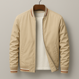 Oriones | Men’s Ribbed-Trim Bomber Jacket