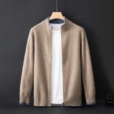 Orvio | Men’s Cashmere Zip-Up Vest