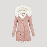 Mhean | Women’s Faux Fur Hooded Winter Parka