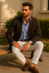 Randolph | Men’s Classic Notched Lapel Blazer