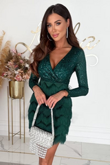 Rose | Women’s Sequin Fringe Dress