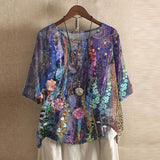Noemi | Women’s Vintage Floral Blouse