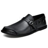Colby | Men’s Burnished Leather Monk Strap Loafers