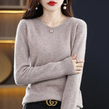 Cashie | Women’s Cashmere Sweater with Crew Neck