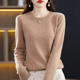 Cashie | Women’s Cashmere Sweater with Crew Neck