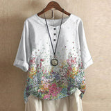 Noemi | Women’s Vintage Floral Blouse