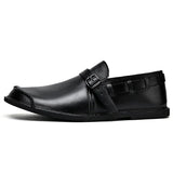Colby | Men’s Burnished Leather Monk Strap Loafers