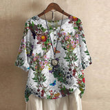 Noemi | Women’s Vintage Floral Blouse