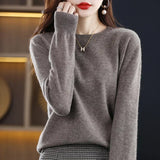Cashie | Women’s Cashmere Sweater with Crew Neck
