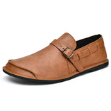 Colby | Men’s Burnished Leather Monk Strap Loafers