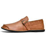 Colby | Men’s Burnished Leather Monk Strap Loafers