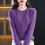 Cashie | Women’s Cashmere Sweater with Crew Neck