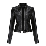 Selene | Women’s PU Zip-Front Jacket