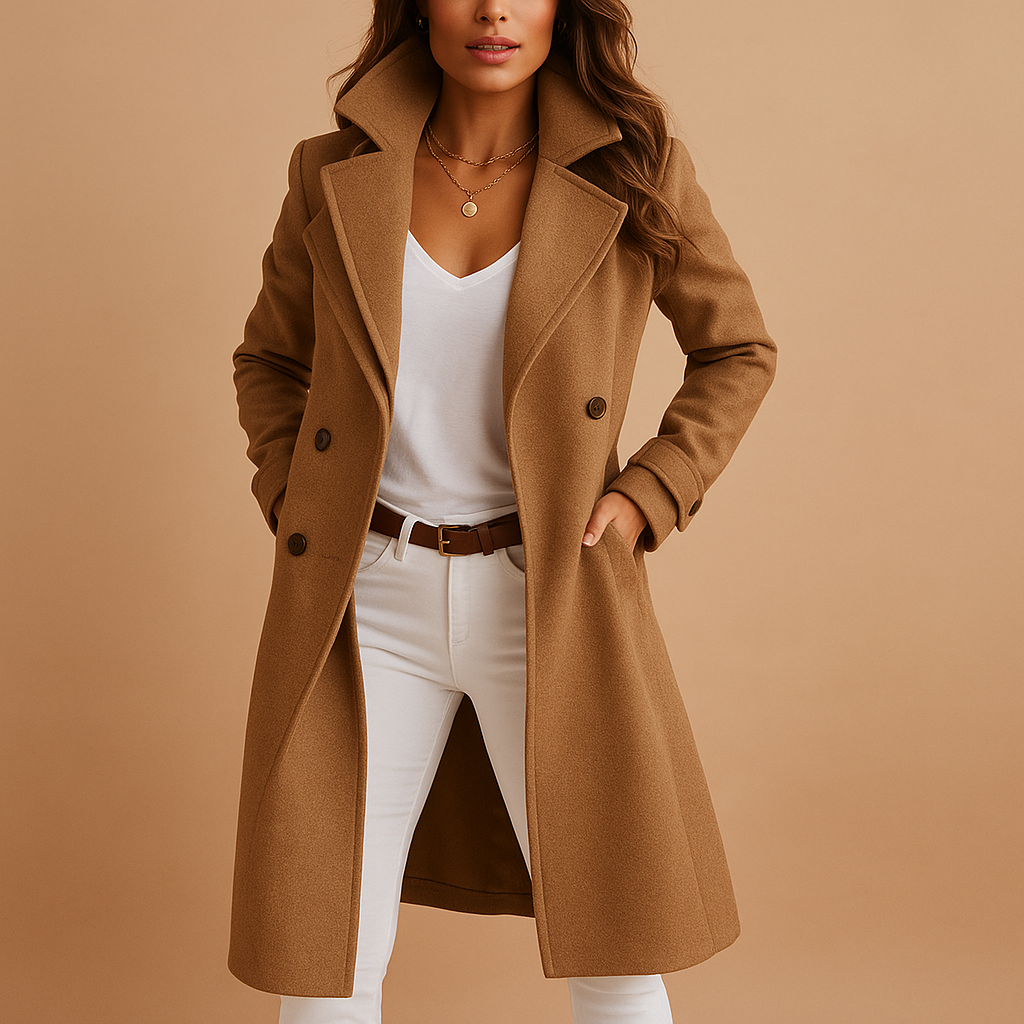 Solera | Women’s Long Buttoned Coat – Bobtasia