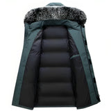 Auriella | Women’s Hooded Winter Coat with Faux Fur Trim