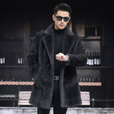 Tonio | Men’s Luxe Faux Fur Coat