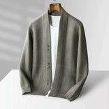 Valmeea | Men’s Hand-Knit Virgin Wool Cardigan