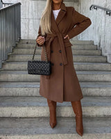 Vivienne | Women’s Double-Breasted Long Coat