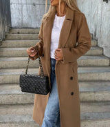 Vivienne | Women’s Double-Breasted Long Coat