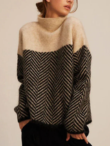 Waynona | Women’s High-Neck Knit Sweater