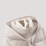 Fritzy | Women’s Puffer Jacket with Hood and Belt