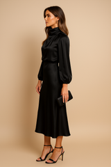 Hains | Women’s High-Neck Midi Dress