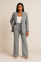 Anjane | Women’s Tailored Two-Piece Suit Set