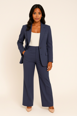 Anjane | Women’s Tailored Two-Piece Suit Set