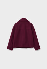 Ameline | Women’s Double-Breasted Cropped Jacket