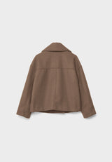 Ameline | Women’s Double-Breasted Cropped Jacket