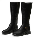 Aurielle | Women’s Knee-High Buckle Strap Boots