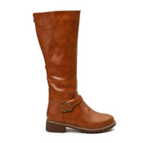 Aurielle | Women’s Knee-High Buckle Strap Boots